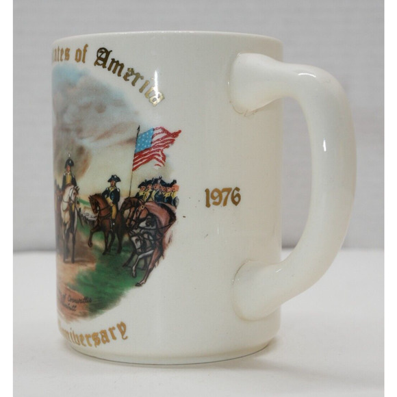 United States of America 200th Anniversary Collector Mug Conrad Crafters 1976 - Picture 3 of 12